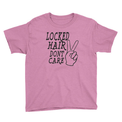 Locked hair youth short sleeve t-shirt