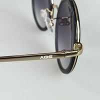 AQS AQUASWISS XO Round Browbridge Sunglasses - Thumbnail 2