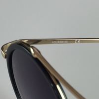 AQS AQUASWISS XO Round Browbridge Sunglasses - Thumbnail 3