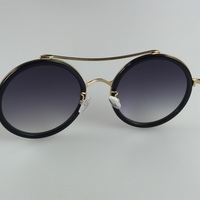 AQS AQUASWISS XO Round Browbridge Sunglasses - Thumbnail 4
