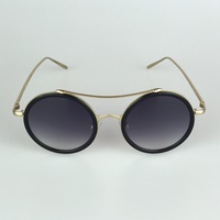 AQS AQUASWISS XO Round Browbridge Sunglasses - Thumbnail 1