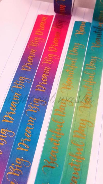 Message Foil Washi 