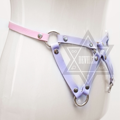 Pastel ribbon harness