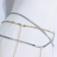 New Fashion Crystal Charming Waist Necklace Waistband - Thumbnail 3