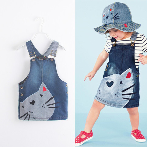 Kitty Overalls Dress
