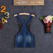 Kitty Overalls Dress - Thumbnail 1