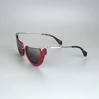 MIU MIU "Rasoir" Round Semi-rimless sunglasses - Thumbnail 1