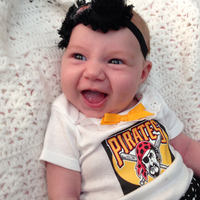 Girls LA Angels of Anaheim Outfit, Baby Girls Baseball Outfit, Angels Outfit, Coming Home Outfit - Thumbnail 1