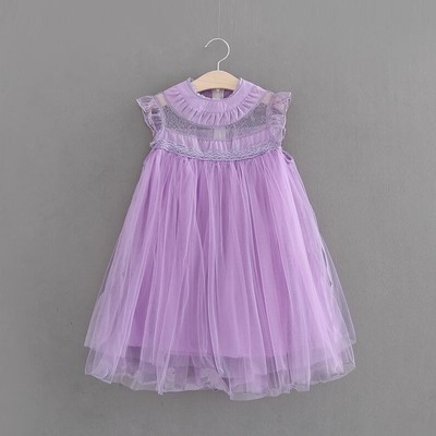 Purple madison spring lace dress