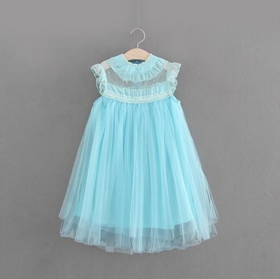 Sky Blue Madison Spring Lace Dress