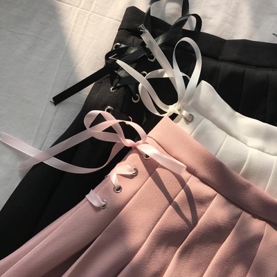 Lace up tennis skirt