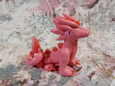 Pink Layered Stone Dragon