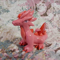 Pink Layered Stone Dragon - Thumbnail 1