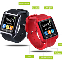 U80 Bluetooth Smart Watch Phone Digital Sport Wrist Watch Anti-Lost Smartwatches for IOS Android Phone - Thumbnail 1