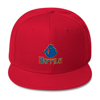 Warrior Color Hussla centered Wool Blend Snapback - Thumbnail 3