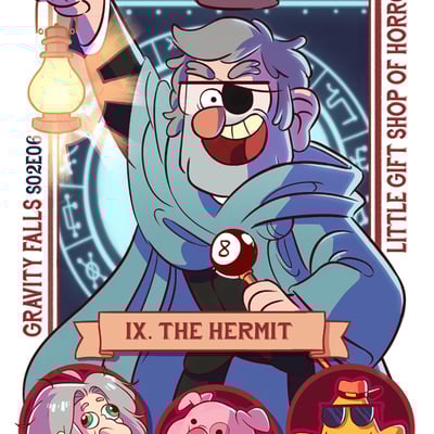Gravity falls: little gift shop of horrors mini print