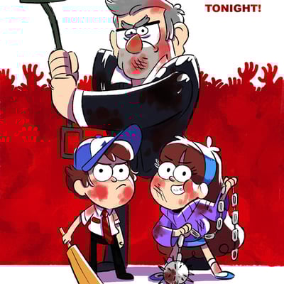 Gravity falls: scary-oke mini print