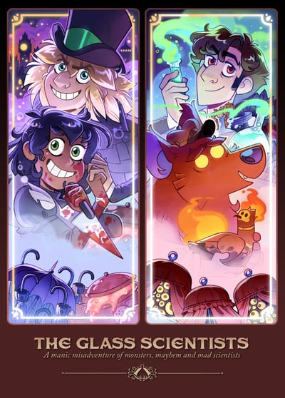 The Glass Scientists Diptych Large Print