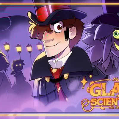 The glass scientists: london fog medium print