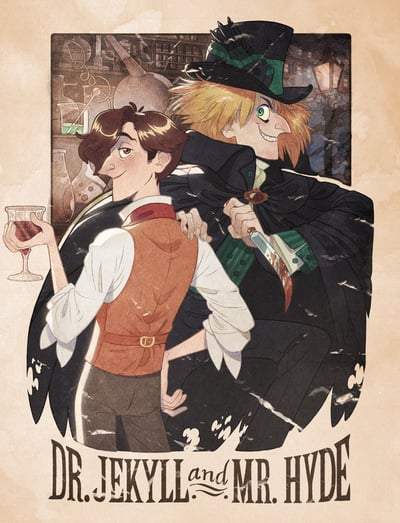 Jekyll and Hyde II Medium Print