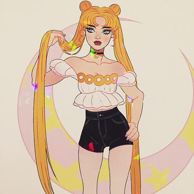 Princess 8x10 Print - Holographic