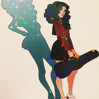 Michiru 8x10 Print - Holographic - Thumbnail 1