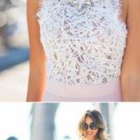 Unique Long Prom Dress , Light Blush Pink Chiffon Cheap Bridesmaid Dresses,Online Junior dress - Thumbnail 1