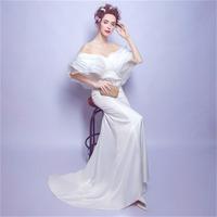 Elegant Prom Dress Long Evening Dresses for Wedding Women Off Shoulder Prom Party Gowns - Thumbnail 1