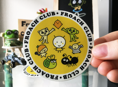 FROACH CLUB Sticker
