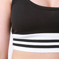 Knit Trim Crop Top - Thumbnail 4