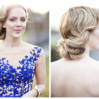 Charming Royal Blue Lace Prom Dresses ,Floor Length long prom dress - Thumbnail 1