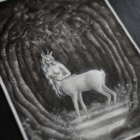 Deer girl - Original artwork - Thumbnail 1