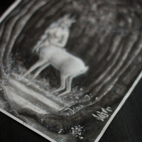 Deer girl - Original artwork - Thumbnail 2