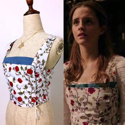 C115 cosplay beauty and beast princess belle tailor made 2017 version corset only