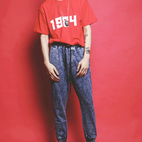 Free Shipping-1 9 8 4 TEE IN RED - Thumbnail 1