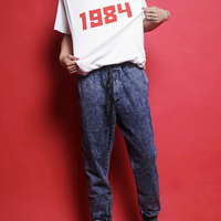 Free Shipping-1 9 8 4 TEE IN WHITE - Thumbnail 1