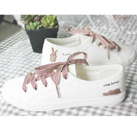 Harajuku cute rabbit hand-painted shoes - Thumbnail 2