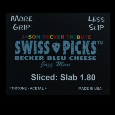 BLEU CHEESE JAZZ MINI 12 PICKS SLICED SLAB 1.80MM 