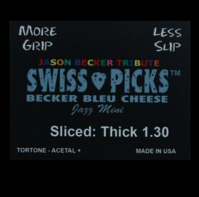 BLEU CHEESE JAZZ MINI 72 PICKS SLICED THICK 1.30MM 