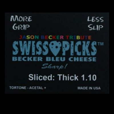 BLEU CHEESE SHARP 72 PICKS SLICED THICK 1.10MM