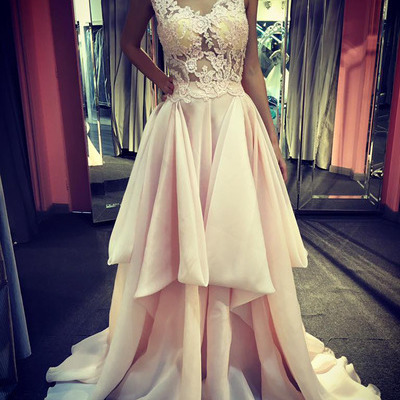 Custom made a-line charming prom dress,chiffon formal dresses,evening dresses on sale