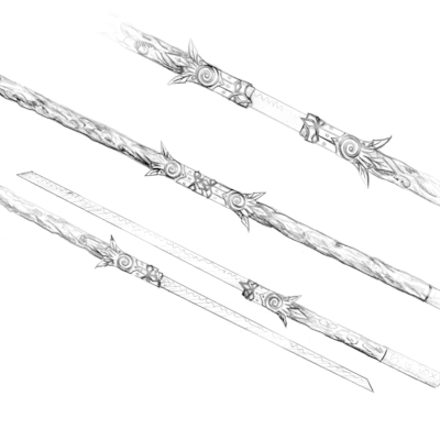 Sirions  staff - sirion's journal interior  published illustration artwork shadow over shandahar 