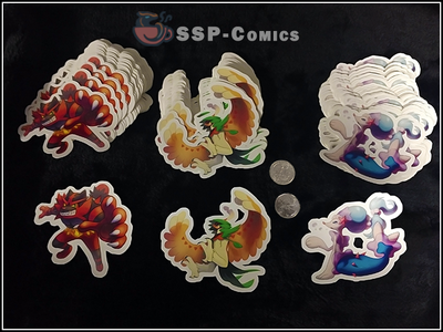 Alolan Starters Final Evo Stickers