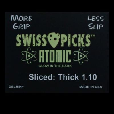 Atomic glow round 12 picks sliced thick 1.10mm