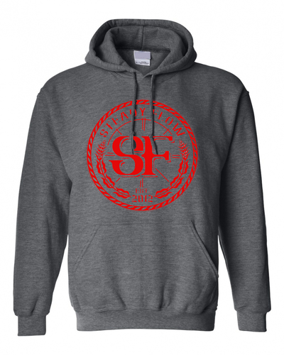 Hooded Crest Sweatshirt