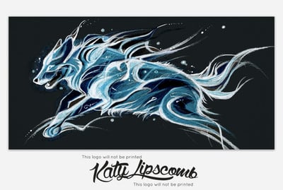 Wolf Patronus - Jumbo Bumper Sticker