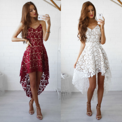 Fashion lace sleeveless dress   21904 - Thumbnail 4