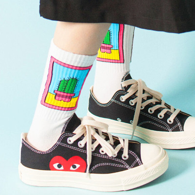 Cactus picture socks