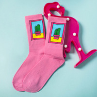 CACTUS PICTURE SOCKS - Thumbnail 1