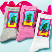 CACTUS PICTURE SOCKS - Thumbnail 3